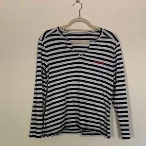 Madewell embroidered top